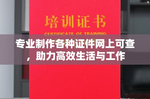 神湾专业制作各种证件网上可查，助力高效生活与工作